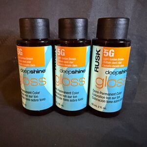 Three Rusk Deepshine Gloss Light Golden Brown Hair Color